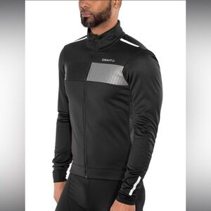 Craft Verve Glow Biking Jacket Black Size Small Cycling Tactical Gear Waterproof